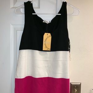 NWT color block tank.